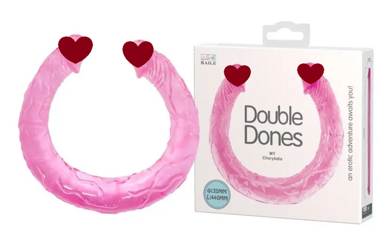 Двойной фаллоимитатор "Double Dong" PINK sexstyle