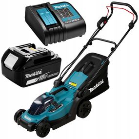 Газонокосарка акумуляторна Makita DLM330SM (33 см, 20-75 мм, 30 л, LXT)