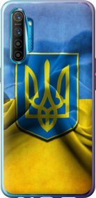 Чехол на Realme XT Флаг и герб Украины 1 "375u-1868-17620"