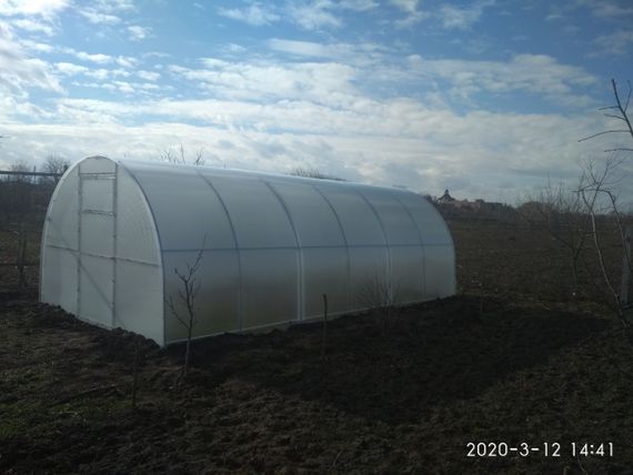 Теплица "СТАНДАРТ" 3*6*2 (ш.д.в.) 18кв.м., покрытая поликарбонатом 6мм, от производителя | Зображення 4