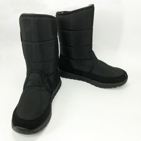 Зимние мужские ботинки на меху 43 размер | Утепленные сапоги резиновые осенние | Удобная QM-204 рабочая обувь | Зображення 4