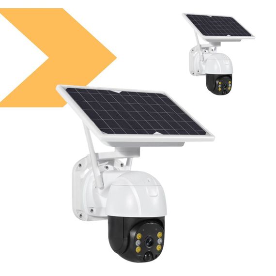 Варіант назви товару: Уличная ip-камера видеонаблюдения PTZ на солнечной панели TP6 WiFi/4G V380 (модель QEARIM ICSEE APP S10+ 4G) (42642-TP6_2345) | Зображення 1