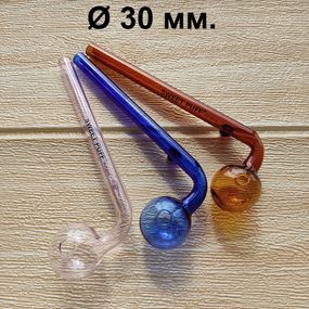 Стеклянная трубка для курения Turn Color Oil