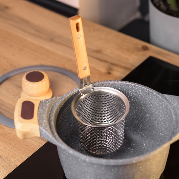 Сито из нержавеющей стали для фритюра и варки 10х8 см HP-19-25 | Зображення 5