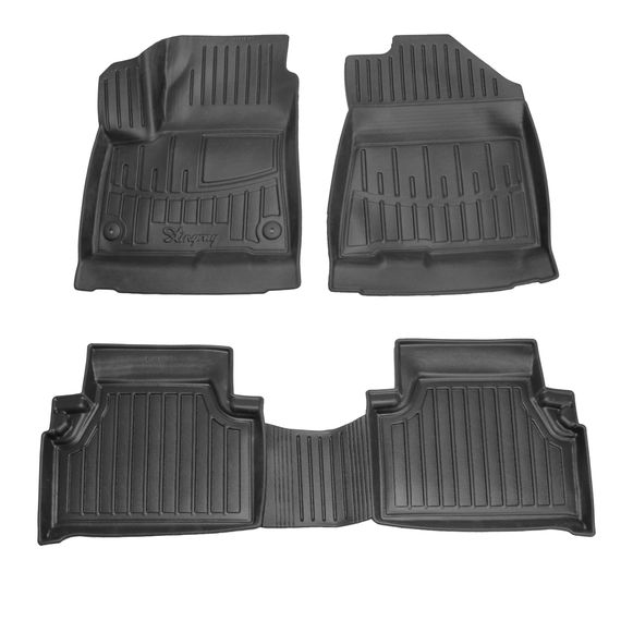 Резиновые Коврики Stingray 3D (Для EV, 5 шт) для Kia Soul III 2019- гг