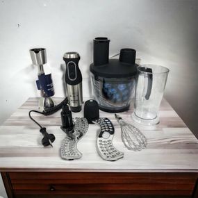 Блендер для приготовления детского питания MAGIO MG-642, Погружной блендер с металлическим корпусом RM-43