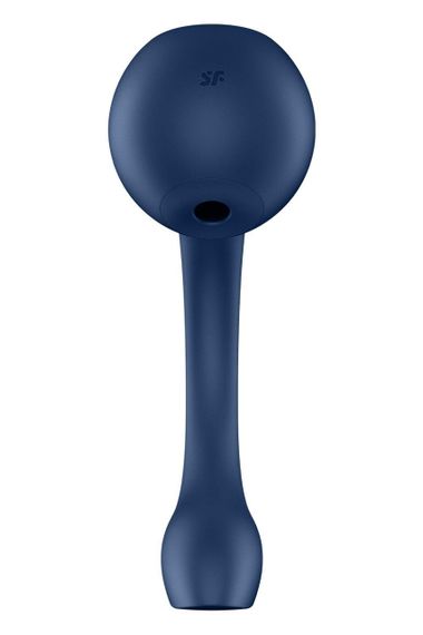 Вібратор для точки G і клітора Satisfyer Pro+ Wave 4 Connect App із застосунком, синій Sex Aura | Зображення 3