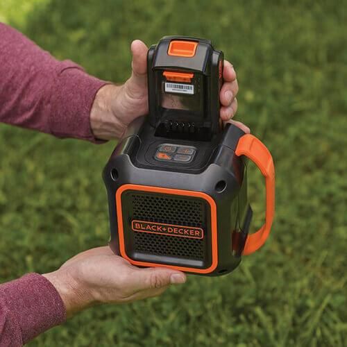 Колонка портативная аккумуляторная BLACK+DECKER BDCSP18N | Зображення 5