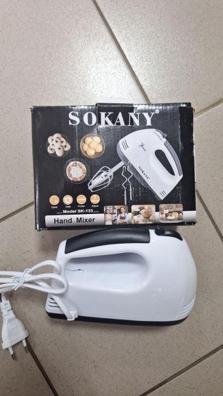 ОЧЕНКА! Міксер для замішування тіста ручний Sokany SK-133 для кухні з вінчик (Немає паковання 3058) | Зображення 1
