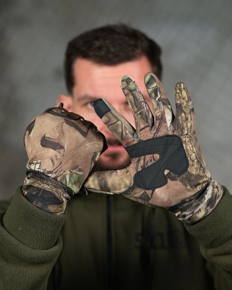 Зимові тактичні рукавиці Softshell водовідштовхувальні рукавички для полювання риболовлі військові рукавиці | Зображення 4