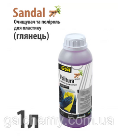 Поліроль для пластику авто “Глянець” з ароматом «Сандал» Politura (1 л) ТМ OYA