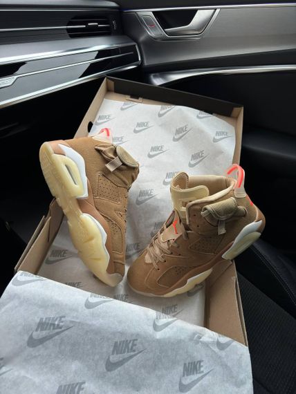 Кросівки  Air Jordan Retro 6 Sand Orange 42 26.5 | Зображення 4