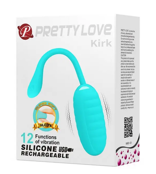 Виброяйцо серии Pretty Love - Kirk с 12 различными функциями вибрации Sex Aura | Зображення 9