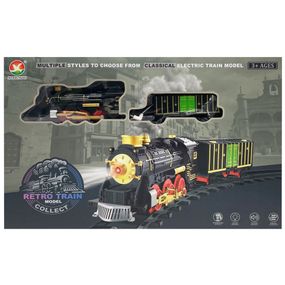 Детская игрушечная "Железная дорога" 699-70A свет, звук, дым