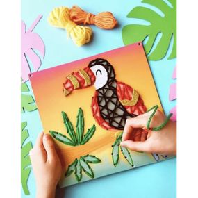 Набір для творчості Let&apos;s Craft String Art Тропічні джунглі (SAP002)