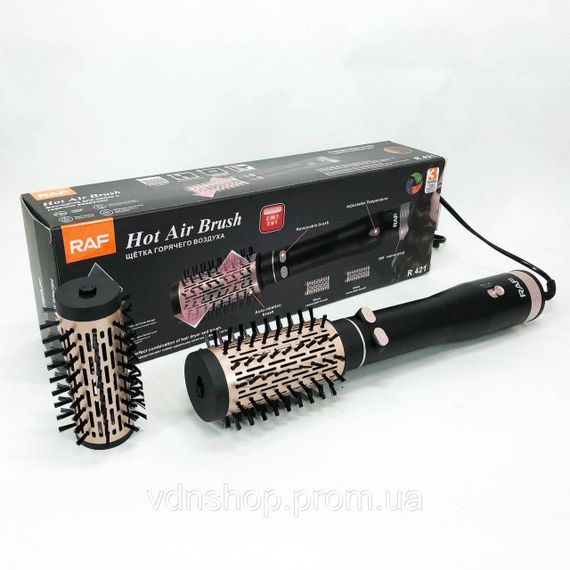 Фен с режимом защиты волос RAF R.421 1000 Вт, Удобный электрический фен, Электрофен для волос SB-25 | Зображення 2