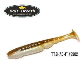 Силиконовая приманка, Съедобный силикон Bait Breath T.T.Shad 4" (6 шт) (902 BYS AYU)