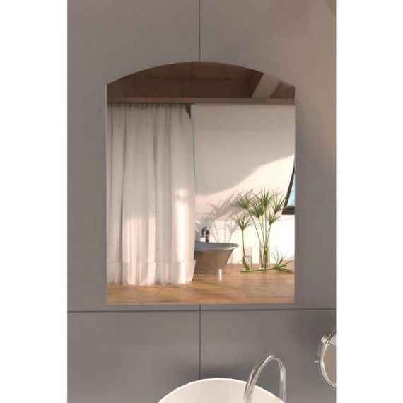 Дзеркало Lidz Wieza 140.07.01 455х590 настінне прямокутне з дугоподібним верхом LD78WI4559 | Зображення 2