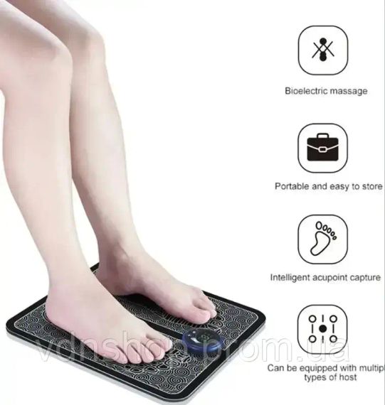 Массажер EMS для НОГ , автоматический Вибрационный массажер для ног и ступней | Зображення 3