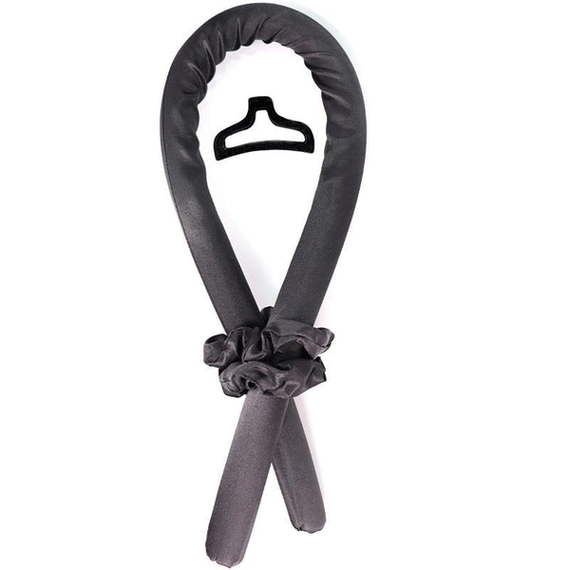 Мягкие бигуди для волос + крабик Черный