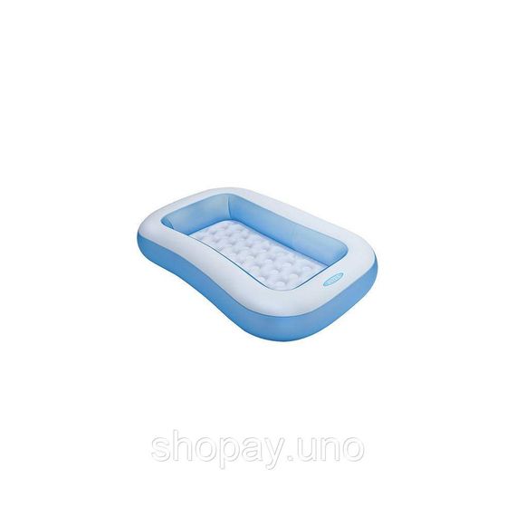 Надувной бассейн Intex 166 х 100 х 25 см 90 л Blue | Зображення 2