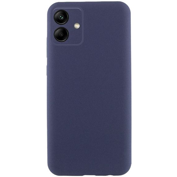 Чохол TPU GETMAN Liquid Silk Full Camera для Samsung Galaxy A06 Синій / Midnight Blue