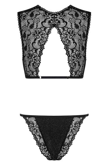 Комплект Obsessive Elisetta set Черный S/M | Зображення 3