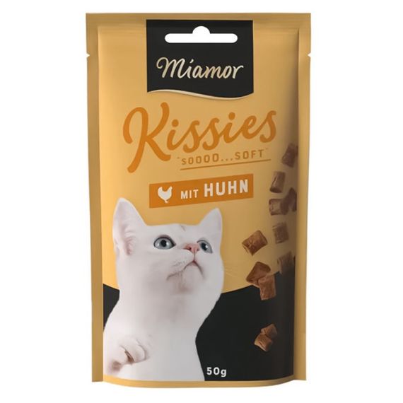 Лакомство для котов с птицей Miamor Kissies Mit Huhn, 50 гр