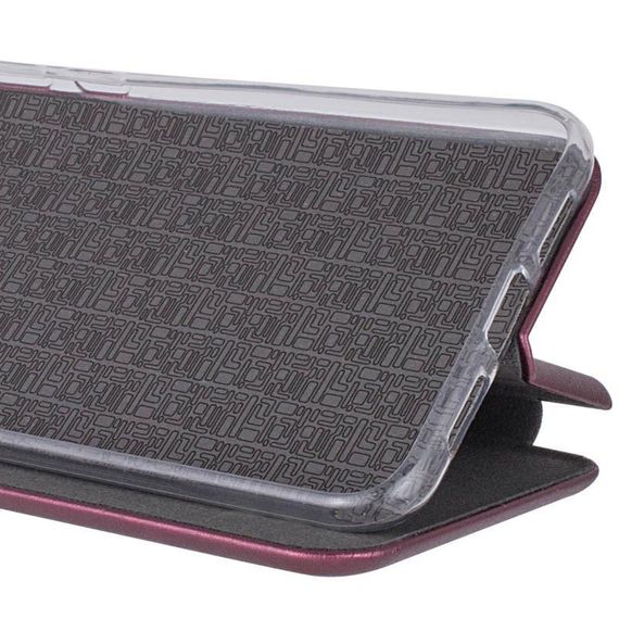 Шкіряний чохол-книжка Classy для Motorola Edge 50 Fusion Бордовий | Зображення 1