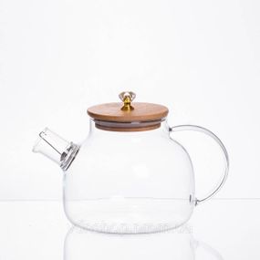 Чайний набір із товстого скла 5 предметів на 4 персони 64486-24