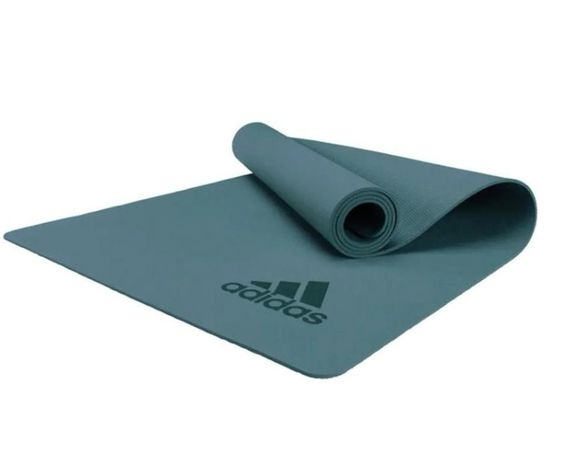 Килимок для йоги Adidas Premium Yoga Mat темно-зелений Уні 176 х 61 х 0,5 см ADYG-10300RG
