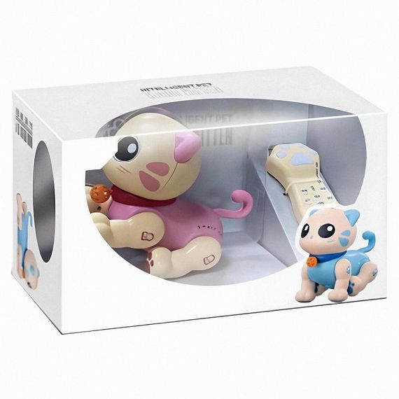 Интерактивная игрушка Котенок-Робот SHT K31 Blue Pink | Зображення 3