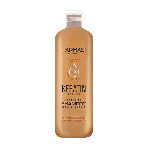 Восстанавливающий шампунь Farmasi Keratin Therapy 360 мл | Зображення 9