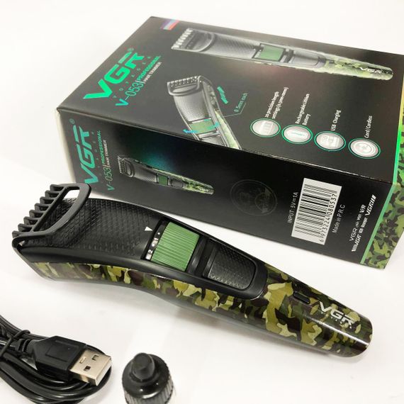 Машинка для підстригання VGR-053, Машинка для стрижки волосся і гоління Тример волосся портативний AT-67 | Зображення 1