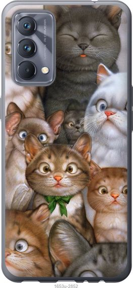 Чехол на Realme GT Master коты "1653u-2852-17620"