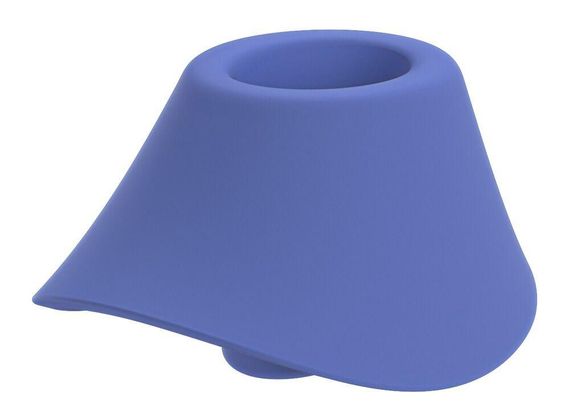 Вагінально-кліторальний стимулятор Womanizer Blend Vibrant Blue, вібрація + вакуум, 2 мотори Sex Aura | Зображення 3