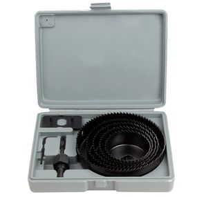 Коронки по дереву Sigma набірні Ø64, 76, 89, 102, 127 мм (кейс) (1520081)