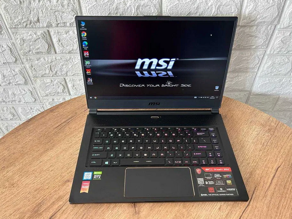 Ноутбук MSI GS65 9SG 15.6" FHD IPS 240Hz i7 9750H 32Gb SSD 512Gb RTX2080MaxQ   Б/В