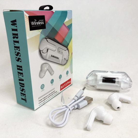 Бездротові сенсорні навушники для телефона Air13, Навушники хороший звук бездротові SM-16 | Зображення 5