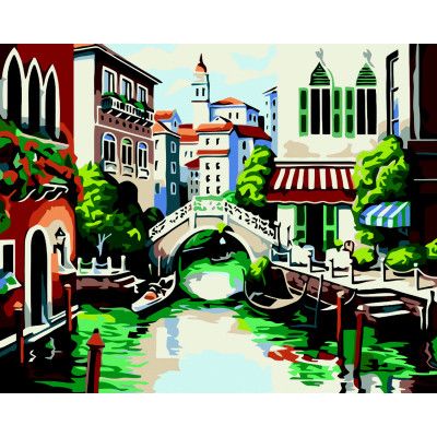 Картина по номерам ZiBi Венеция 40*50 см ART Line (ZB.64183) - Топ Продаж!