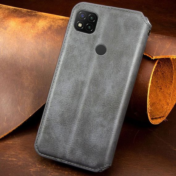Кожаный чехол книжка GETMAN Cubic (PU) для Xiaomi Redmi 9C | Зображення 4