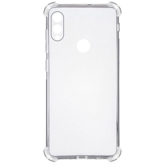 TPU чохол GETMAN Ease logo посилені кути Full Camera для Huawei Honor 8X Безбарвний (прозорий)