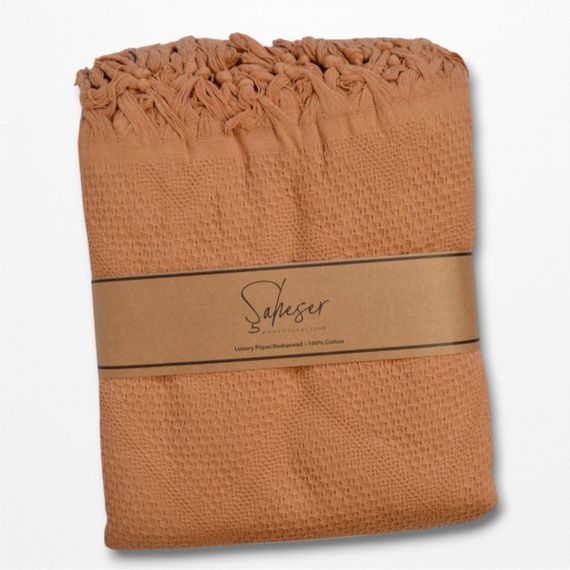 Покрывало Saheser Zick - Zack  220 х 240 см. Kahve | Зображення 2