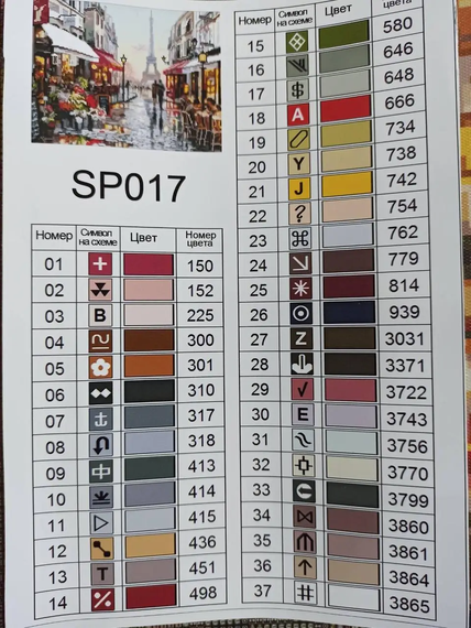 Алмазна мозаїка Паризька вулиця 40х50 см ColorArt  SP017 | Зображення 3