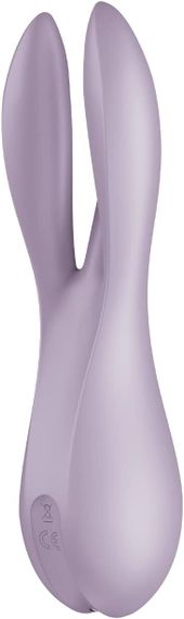 Кліторальний вібратор Satisfyer Threesome 2 Violet, 3 гнучкі пальчики, 3 мотори | Зображення 3