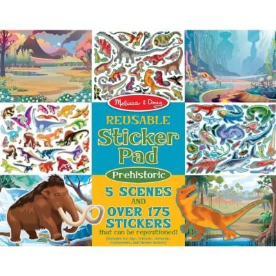 Набор для творчества Melissa&amp;Doug Набор многоразовых наклеек Доисторический мир (MD9341)