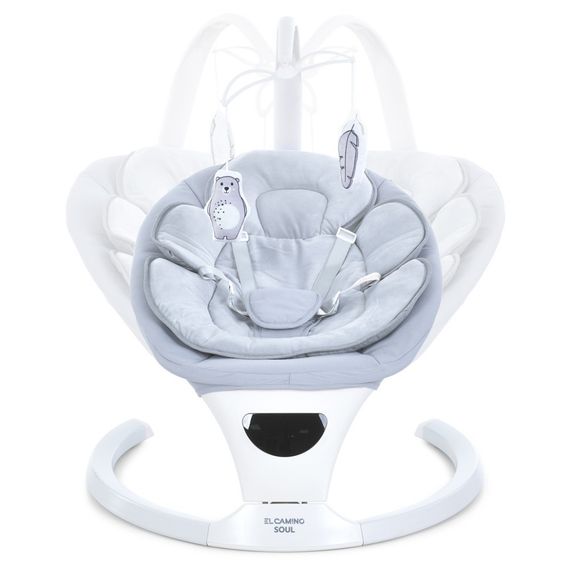 Укачивающий центр-шезлонг SOUL ME 1175 Light Gray | Зображення 3
