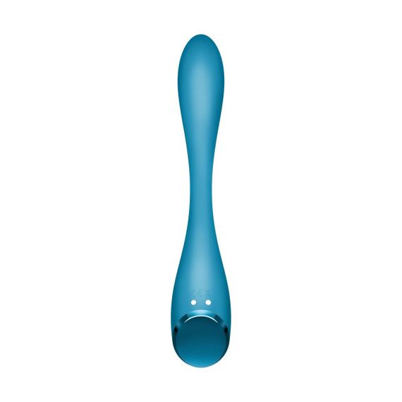 Універсальний вібратор Satisfyer G-Spot Flex 5+ Petrol для стимуляції G-точки та клітора, 12 режимів, водостійкий, додаток Satisfy | Зображення 4