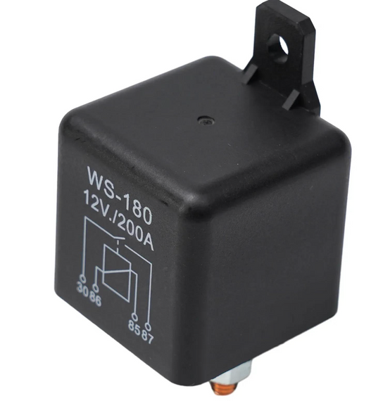 Автомобільне акумуляторне релейне реле 12 В, 4 контакти, ізолююче реле понад 200 А | Зображення 5