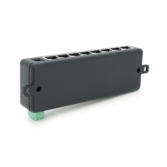 8-портовый POE-инжектор питания, с 8xRJ45 портами Ethernet 10/100Мбит/с, 12-57V | Зображення 1